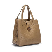 Bolsa De Couro Feminina Grande Estilo Clássica Com Detalhes Luxuosos - Leticia
