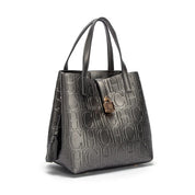 Bolsa De Couro Feminina Grande Estilo Clássica Com Detalhes Luxuosos - Leticia
