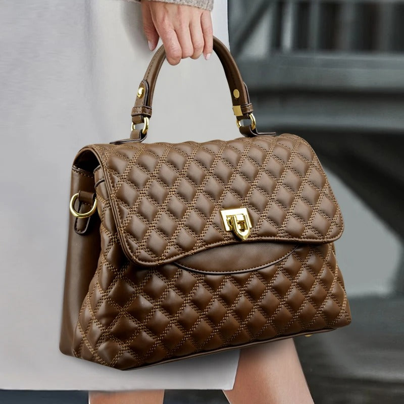 Bolsa Luxuosa Matelassê de Couro – Sofisticação e Estilo em Cada Detalhe