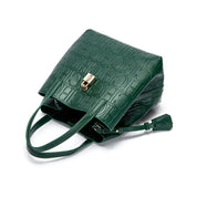 Bolsa De Couro Feminina Grande Estilo Clássica Com Detalhes Luxuosos - Leticia