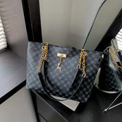 Bolsa Shopper Feminina de Couro Estampa Luxuosa - Larissa