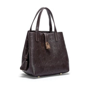 Bolsa De Couro Feminina Grande Estilo Clássica Com Detalhes Luxuosos - Leticia