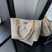 Bolsa Shopper Feminina de Couro Estampa Luxuosa - Larissa